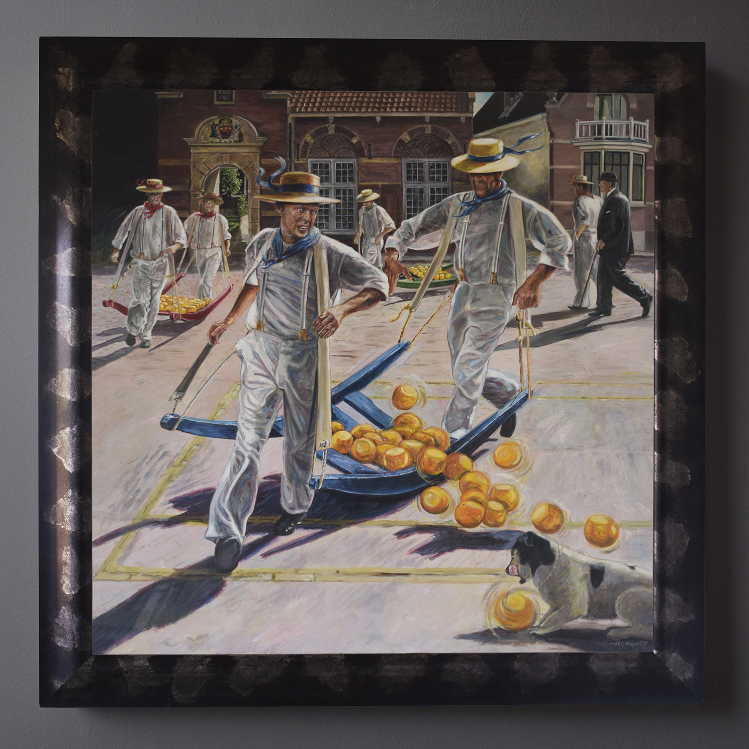 Rolling heads Cheesemarket Edam.c.HuberCK